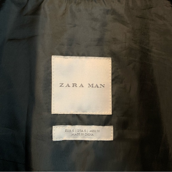 Zara men’s Long Line Baseball jacket - Picture 6 of 8